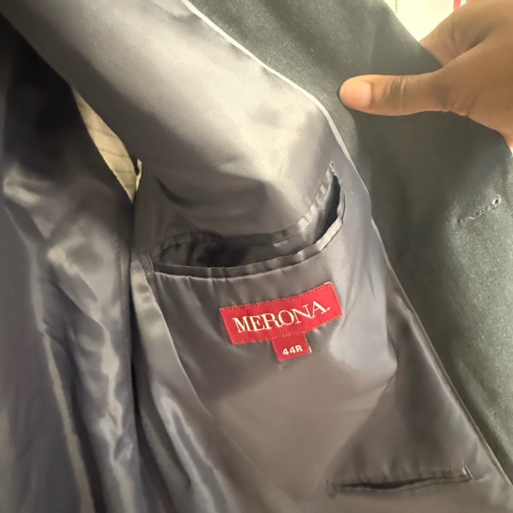 Merona Charcoal Suit Jacket - Picture 2 of 3